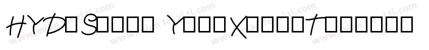 HYDiSheng YingXiongT字体转换